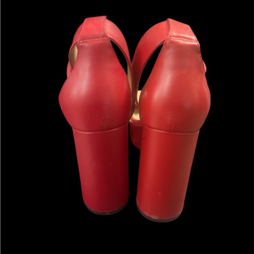 Michael Kors Collection Red Platform Sandals With… - image 3